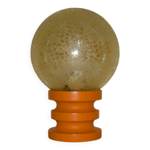 Lampe en bois tourné