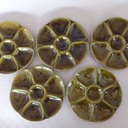 10 earthenware oyster plates from Gien