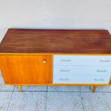 Vintage oak row 1960