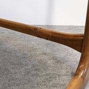 Set of 4 Baumann sled chairs, France circa 1970.