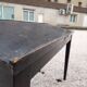 Pupitre bureau enfant d'école peint en noir 1950