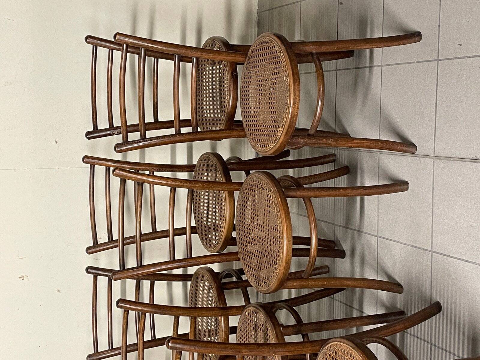 Chaises, Italie, fin XIXe siècle, lot de 11
