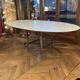 Oval table designed by Vittorio Introini, published by the Fratelli house.