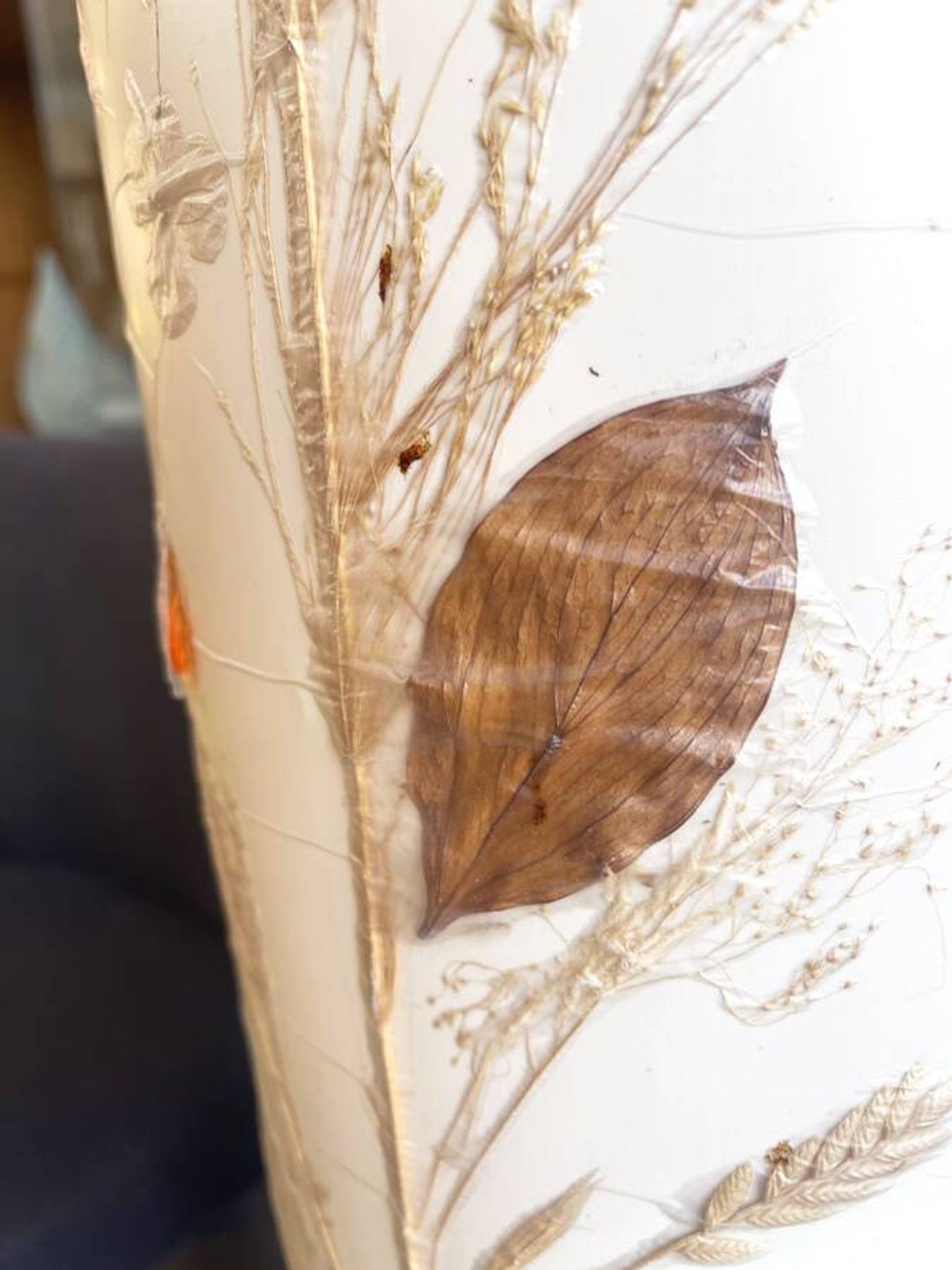 Lampadaire vintage cylindrique  – Années 70