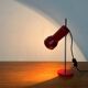Swiss modern table lamp from the mid-century space age, 1960s.