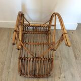 Rocking chair enfant rotin