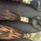 Set of 7 horn and wood spoons