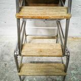 Folding step stool