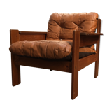 Scandinavian armchair in vintage pine