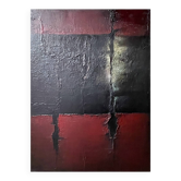 Belgian abstract painting, MACKOWIAK ERWIN "Tiss" painter oil on canvas, 1962