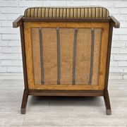 1960s, Danish armchair, furniture wool, beech wood.