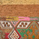 3x6 Light Yellow & Brown Turkish Kilim Rug, 83x173