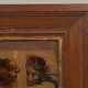 Oil on panel woman 3 faces in profile nineteenth frame wood e. jacob