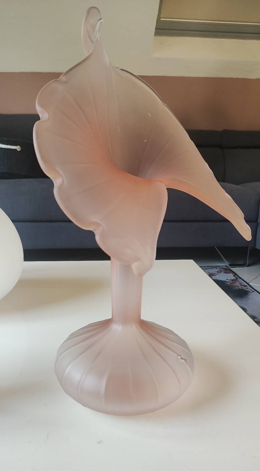 Large Italian Vase, Jack in the Pulpit corolla neck, Murano style