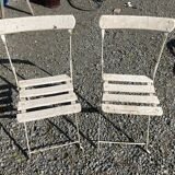 Garden lounge 4 chairs and folding table