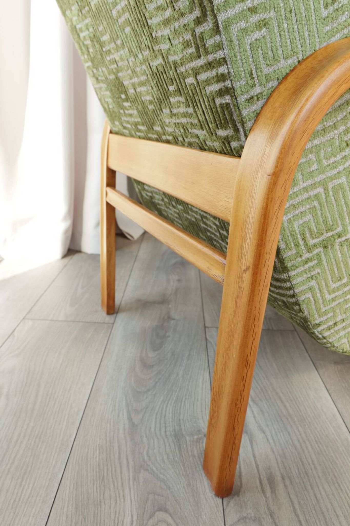 Classic vintage armchair by A. Kropacek and K. Kozelka, Czechoslovakia, 1950s