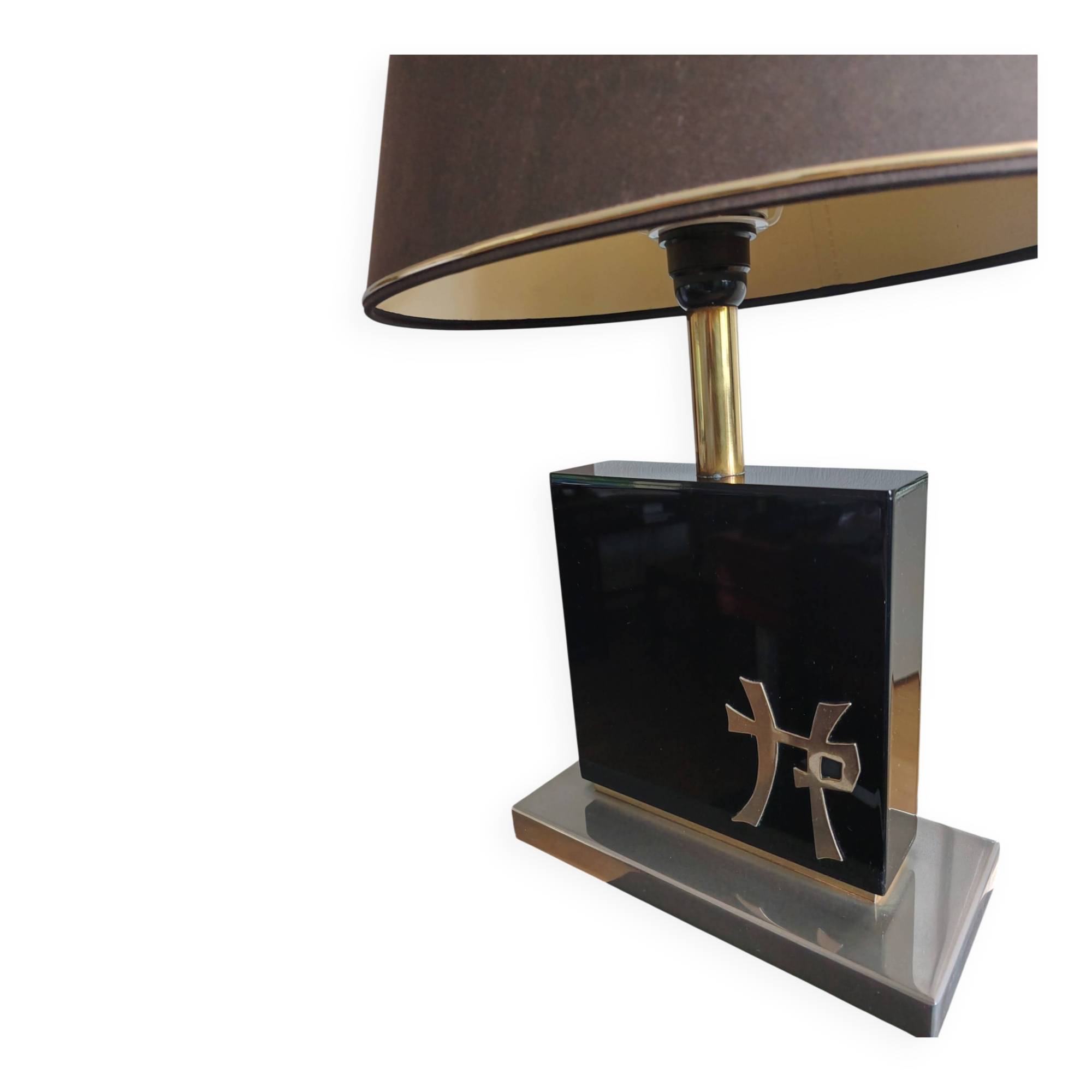 Lampe  Idéogramme Chinois  Jean-Claude Mahey pour Maison Romeo