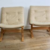 Pair of Siesta armchairs, Ingmar Relling, Westnofa, Norway, 1970s