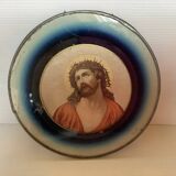 Old Jesus Christ glass frame