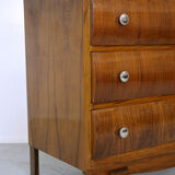 Art Deco chest of drawers in walnut veneer, circa 1930