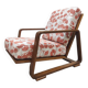 Fauteuil courbé réglable en bois courbé du milieu du siècle