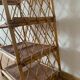 Rattan shelf