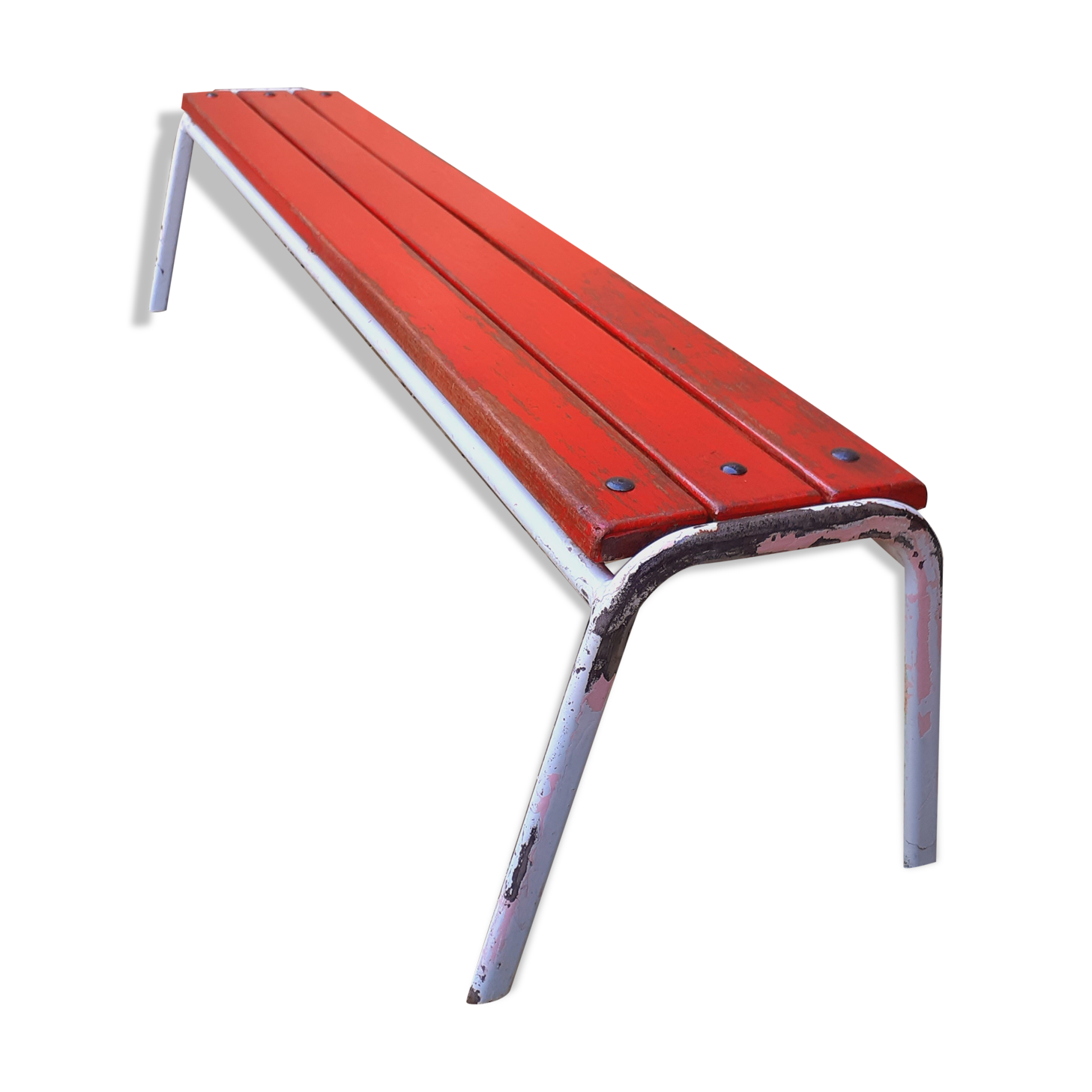 Vintage school bench year 60