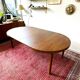 Expandable oak table, denmark 1960s/1970s, vintage, mid-c modern