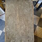 Rustic wooden bedside table