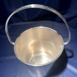 Silver metal ice cube bucket tableware