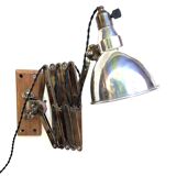 Lamp 1930 accordion scissors france mazda 1930