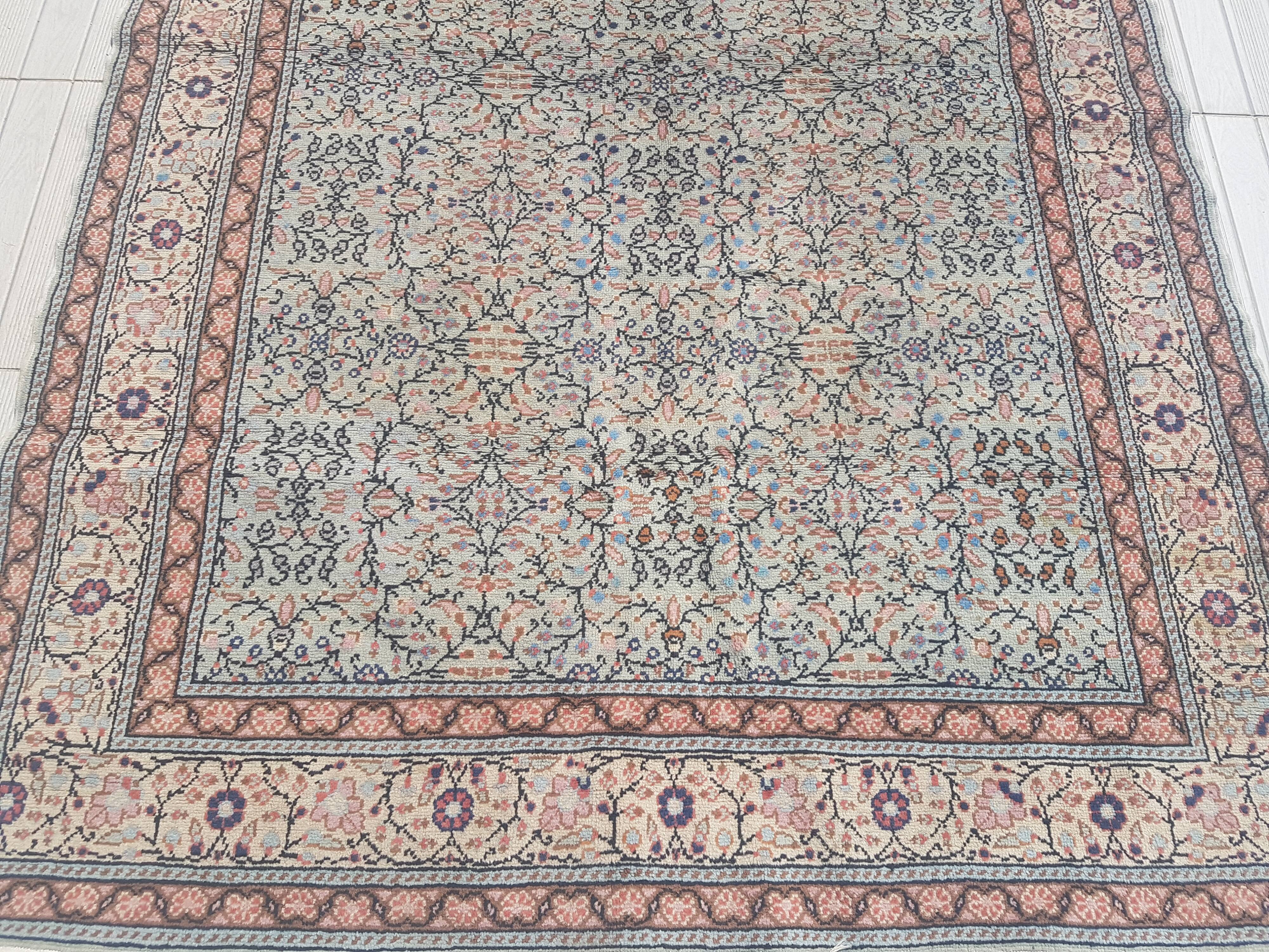 Handmade Turkish carpet 100% wool 151x224cm