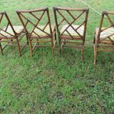 4 rattan chairs