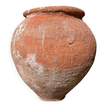 Jarre poterie en terre cuite ancienne