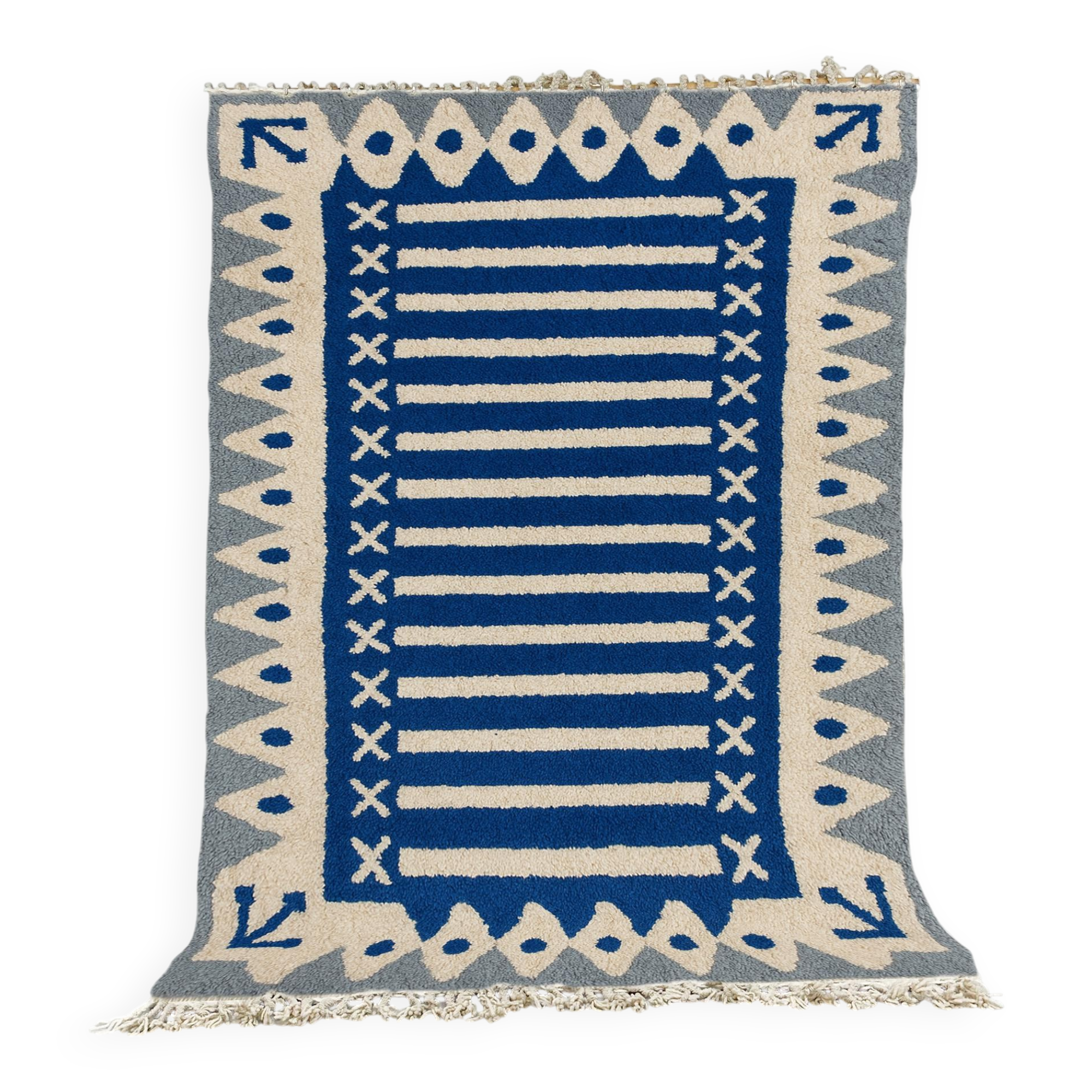 Tapis fait main traditionnal 250cmX150cm marocain