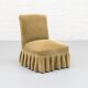 Beige corduroy crapaud lounge chair 1960s