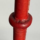 Mid-century leather floor lamp by Jacques Adnet for Valenti, Spain, 1960s.