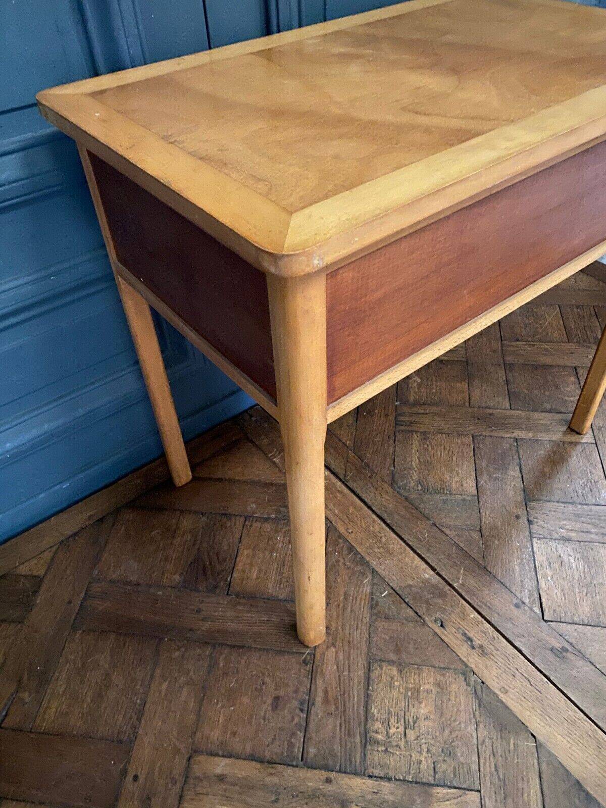 Small children's desk Forbo French design three drawers 1960