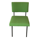 Restored 1901 chair Tonus green, Guermonprez 1959