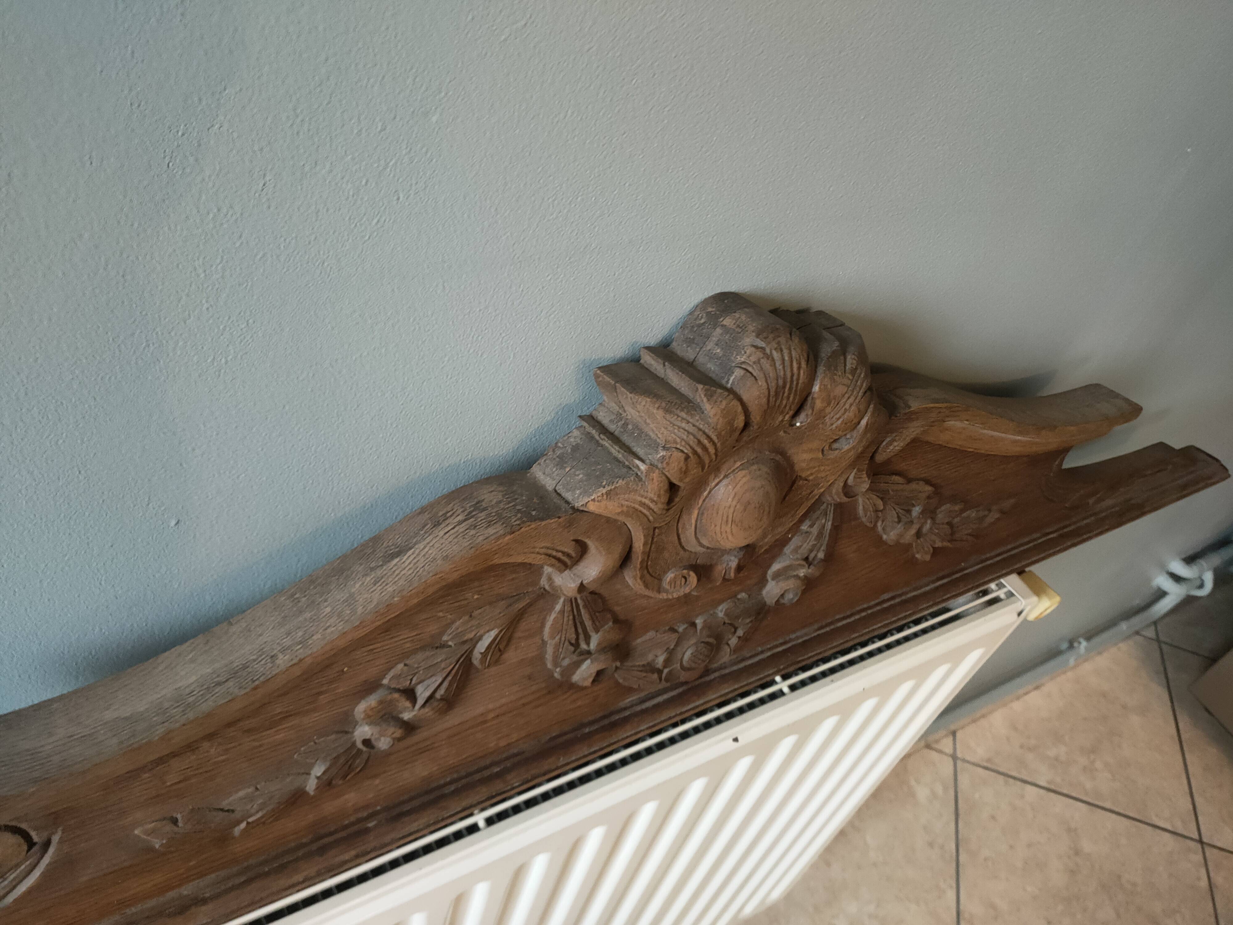 old oak pediment