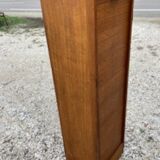 Oak notary curtain cabinet