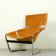 Pierre Paulin F444 in natural leather, The Netherlands, 1963