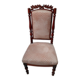 Nursing chair in velvet fabric