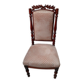 Chaise de nourrice tissu velours