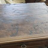 Sideboard with 2 doors and 2 drawers in walnut, 18th
