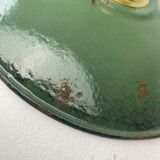 Industrial enamel pendant lamp