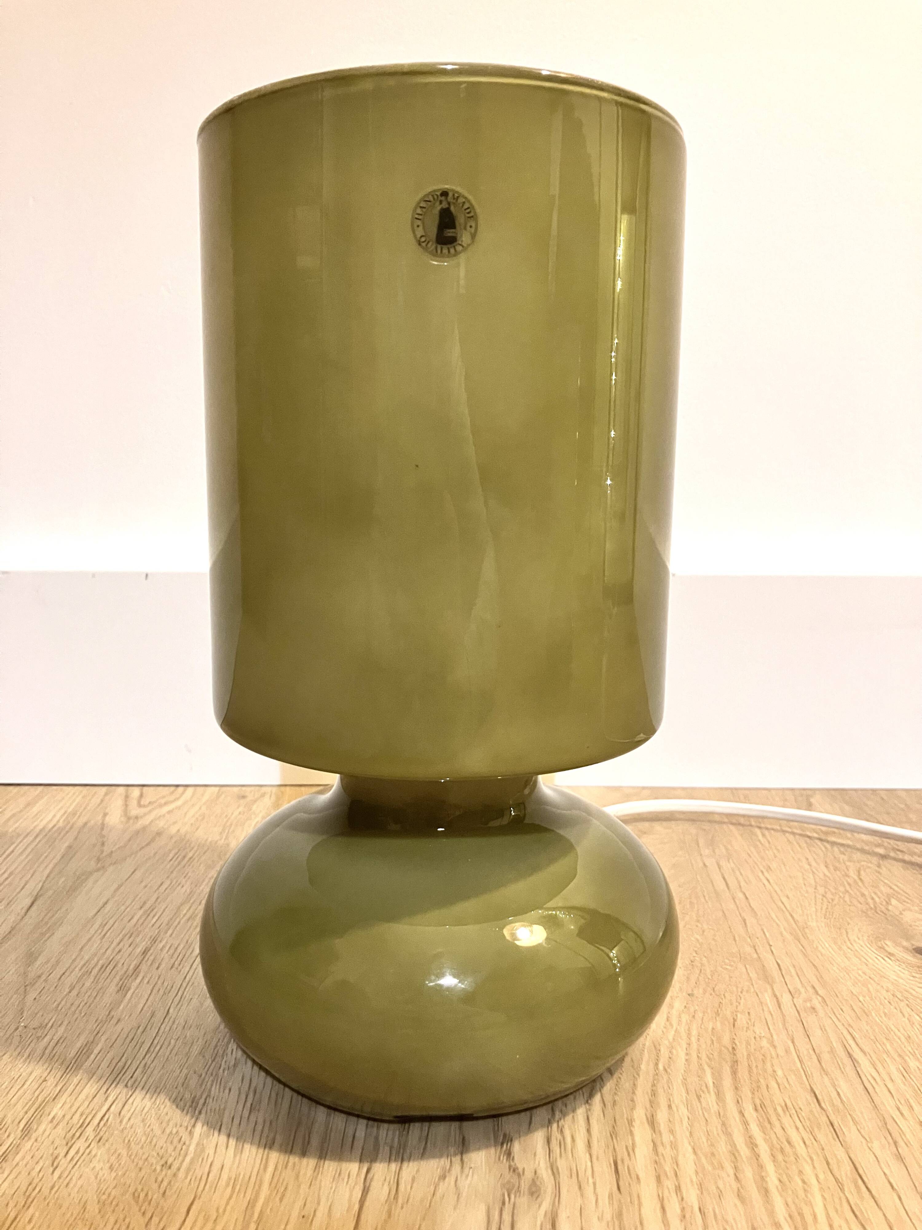 Pair of khaki Lykta lamps