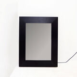 Infinite mirror with black metal frame - Italy