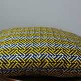 African wax fabric cushion