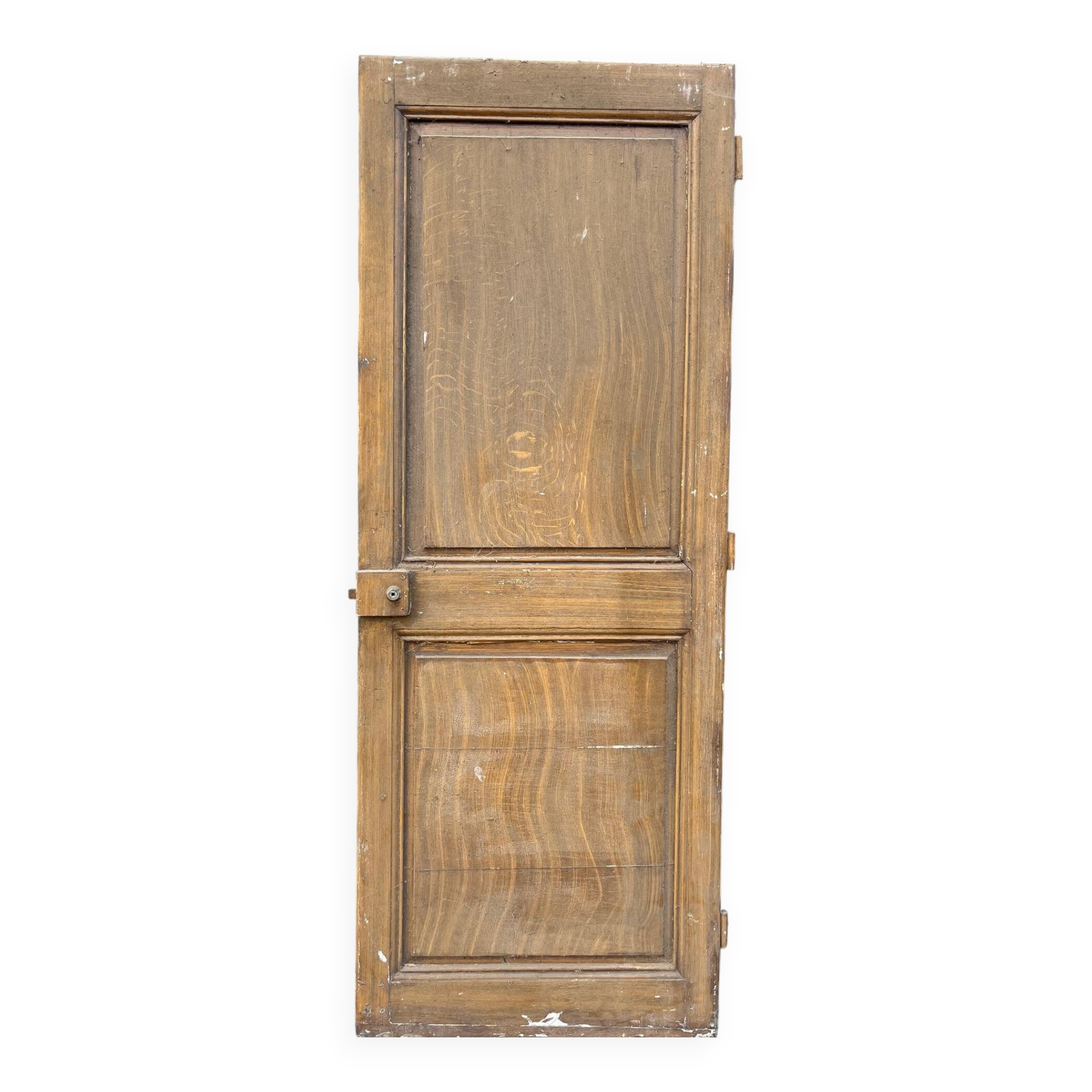 old painted oak door